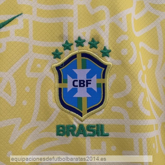 Nuevo 1ª Conjunto De Niños Brasil 2024 Amarillo Baratas